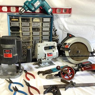 Skil Power Tools & Wayne Tool Box & More