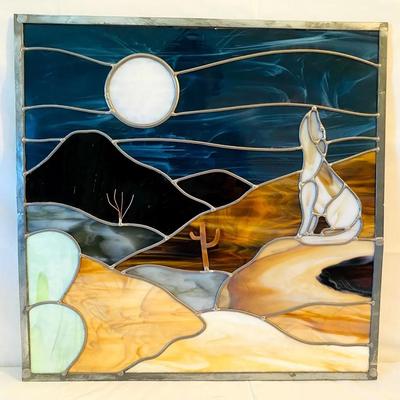 Bark At The Moon Stained Glass 