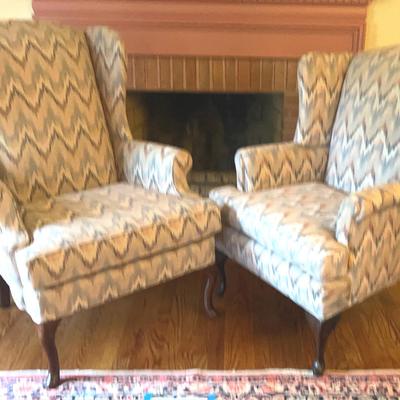 Wing Chairs By King Hickory 