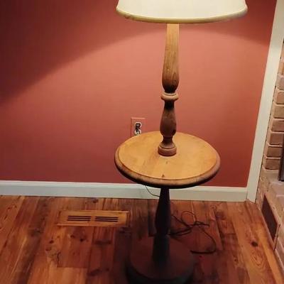 Combination Lamp/Side Table 