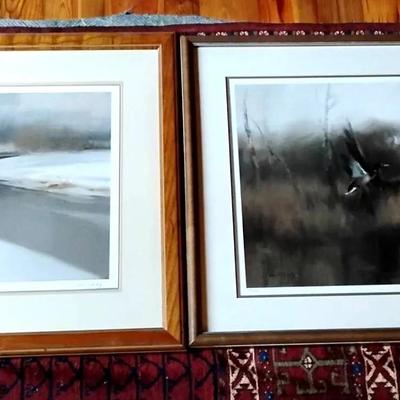 Manfred Schatz Mallard Lithographs 