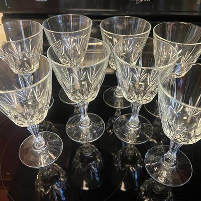 8 Matching Wine Glasses