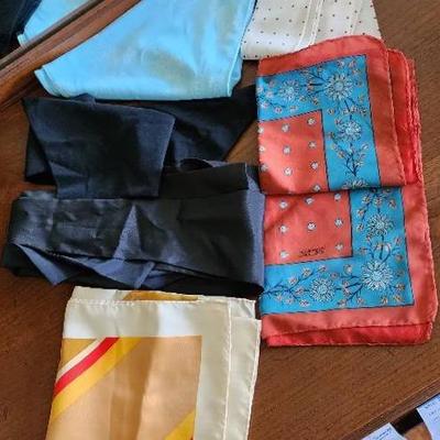 Vintage Ladies Silk Scarves , Winter Scarves, Cashmere Scarf, & Handkerchiefs #4