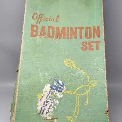 Vintage Official Badminton Set, In Original Box