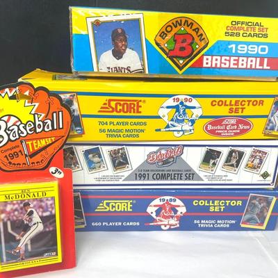 Baseball Cards In Unopened Boxes, Well 3/4