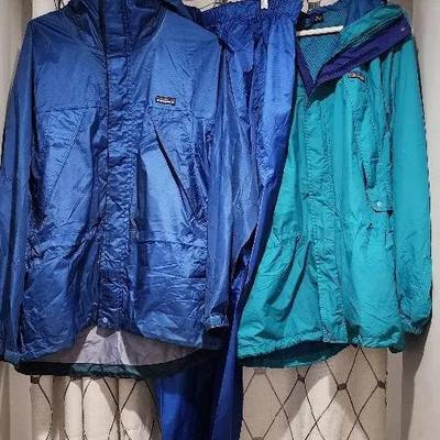 Vintage Patagonia Rain Jackets And Pant - Both Size Large