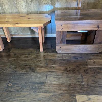 2 Wood Tables