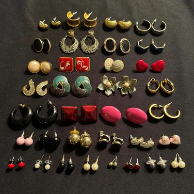 Vintage Costume Earrings