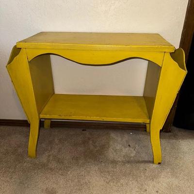 Shabby Yellow Table 
