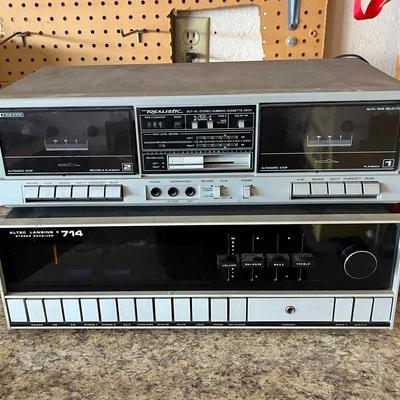 Cassette Deck And Stereo