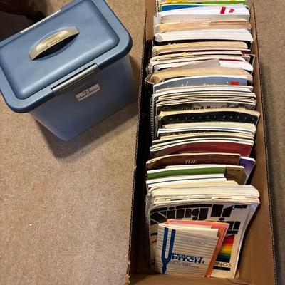 Vintage Sheet Music