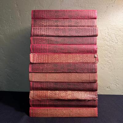 Twelve Antique Classic Books