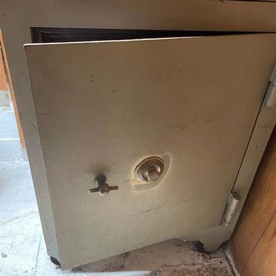 Vintage Heavy-Duty Safe & Smaller Safe 