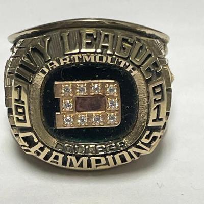 Dartmouth 1991 Championship Ring