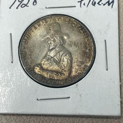 1920 Pilgrim Silver 1/2 Dollar