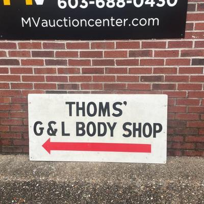 Double Sided Wood Sign