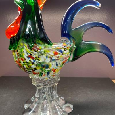 Millefore Glass Rooster