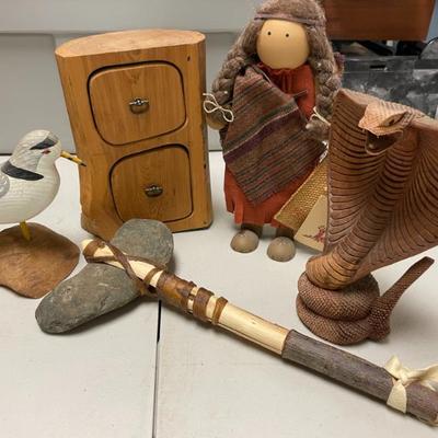 Assorted Wood Indian lot