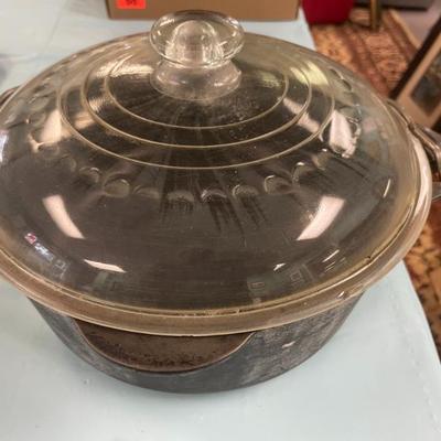 Griswold Dutch Oven with original glass lid