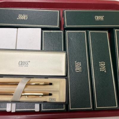 Gold Plated Cross Pen sets