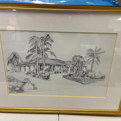 Bungalow Ink Print