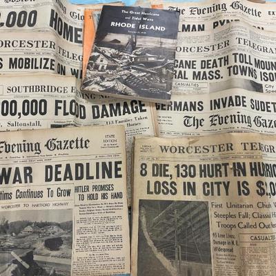 1938 Hurricane (and lots of war news before we were in it)