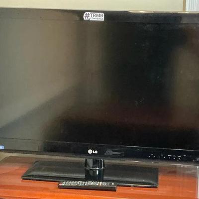 LG 37” Flat Screen TV with Remote