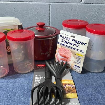 Mini Crock Pot And Storage
