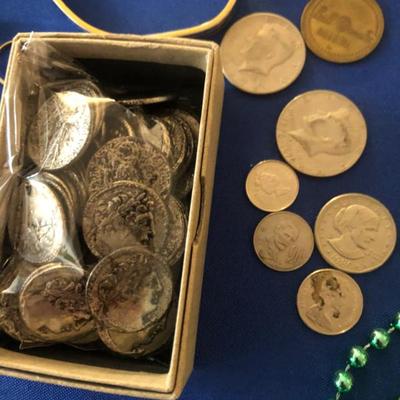 Over 50 Greek coins
