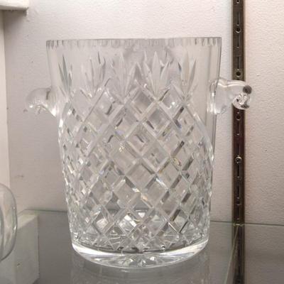 Lead Crystal Ice Bucket 