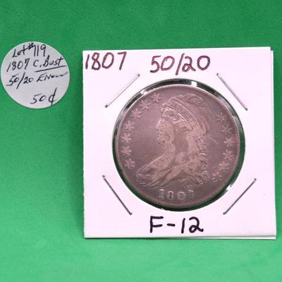 Sale Photo Thumbnail #272: 1807 Capped Bust Half Dollar 50/20