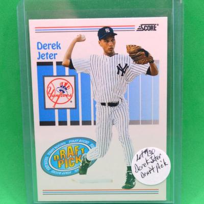Sale Photo Thumbnail #294: Derek Jeter Draft Pick Card 