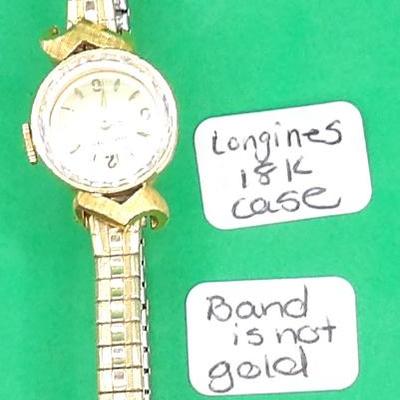 18k Case Longines Watch 