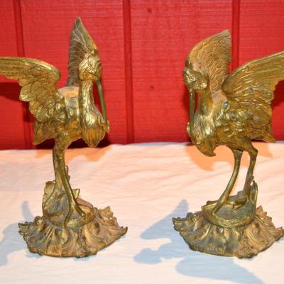 Pair of Bronze Birds 