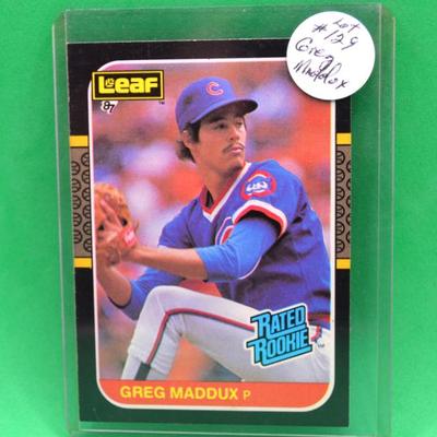 Sale Photo Thumbnail #292: Greg Maddux Rated Rookie Card 
