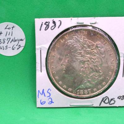 Sale Photo Thumbnail #256: 1827 Morgan Dollar 