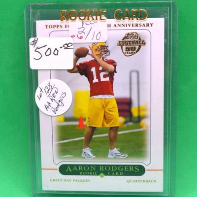 Sale Photo Thumbnail #290: Aaron Rodgers Rookie Card 