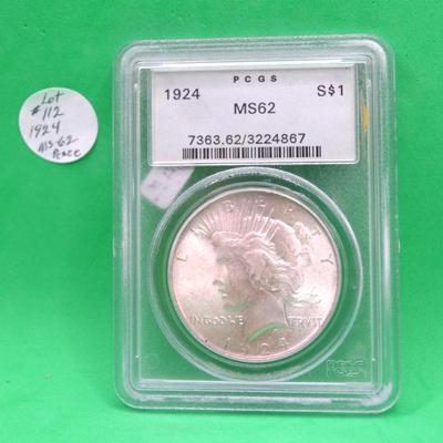 Sale Photo Thumbnail #258: 1924 Peace Dollar 