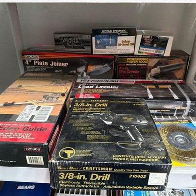 Sale Photo Thumbnail #227: 2398 • craftsman circle:edge guide, power drill, 4” plate joiner