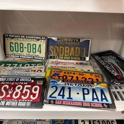 2016 • 13 license plates and covers