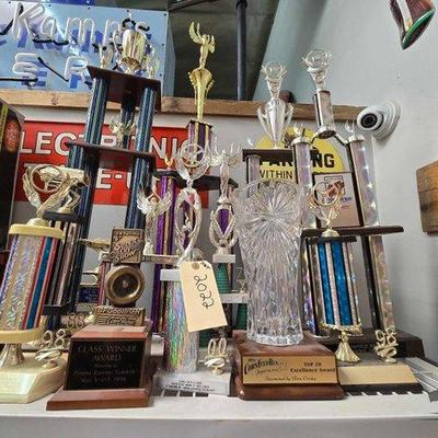 Sale Photo Thumbnail #61: 2022 • collection of trophies