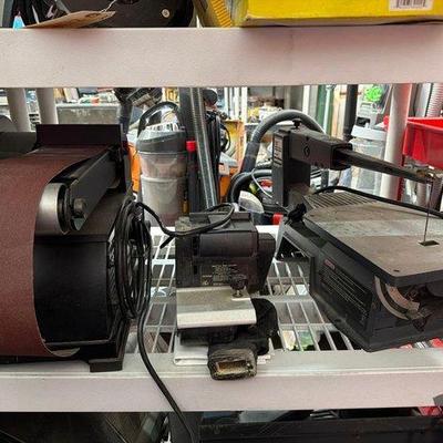 2140 • 2 craftsman belt sanders and scroll saw