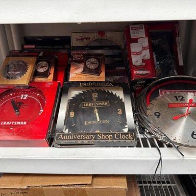 Sale Photo Thumbnail #207: 2358 • craftsman clock collection and tool chest pint glass set