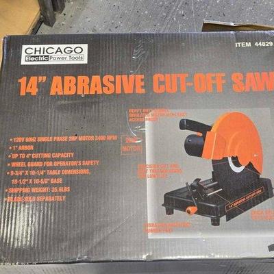 6010 • 14" abrasive cut off saw