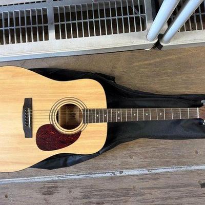 8080 • cort acoustic guitar with carrying case