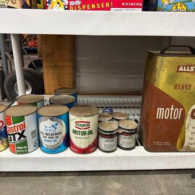 2388 • vintage oil cans