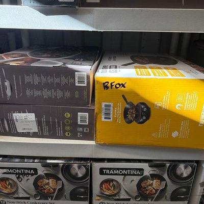 8066 • 2 new! miu 13” wok pans and nuwave hot wok induction cooktop