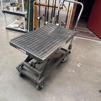 Sale Photo Thumbnail #122: 2150 • haul master hydraulic table cart