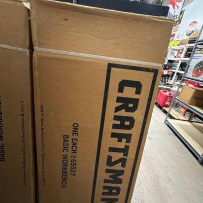 Sale Photo Thumbnail #130: 2200 • 3 new! craftsman one each basic workbench