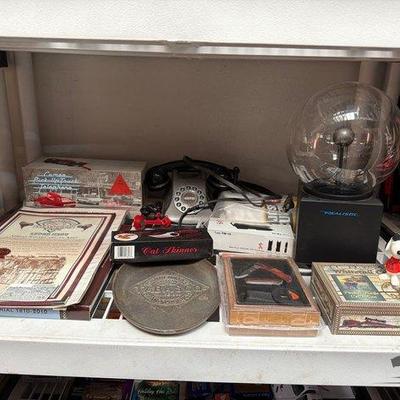 2348 • cameo pickup truck telephone, rotary phone, pocket knives